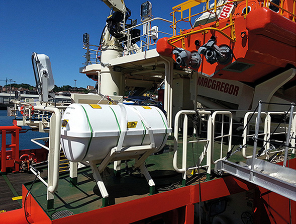Duarry SOLAS Throw Overboard Liferaft - Ausmar